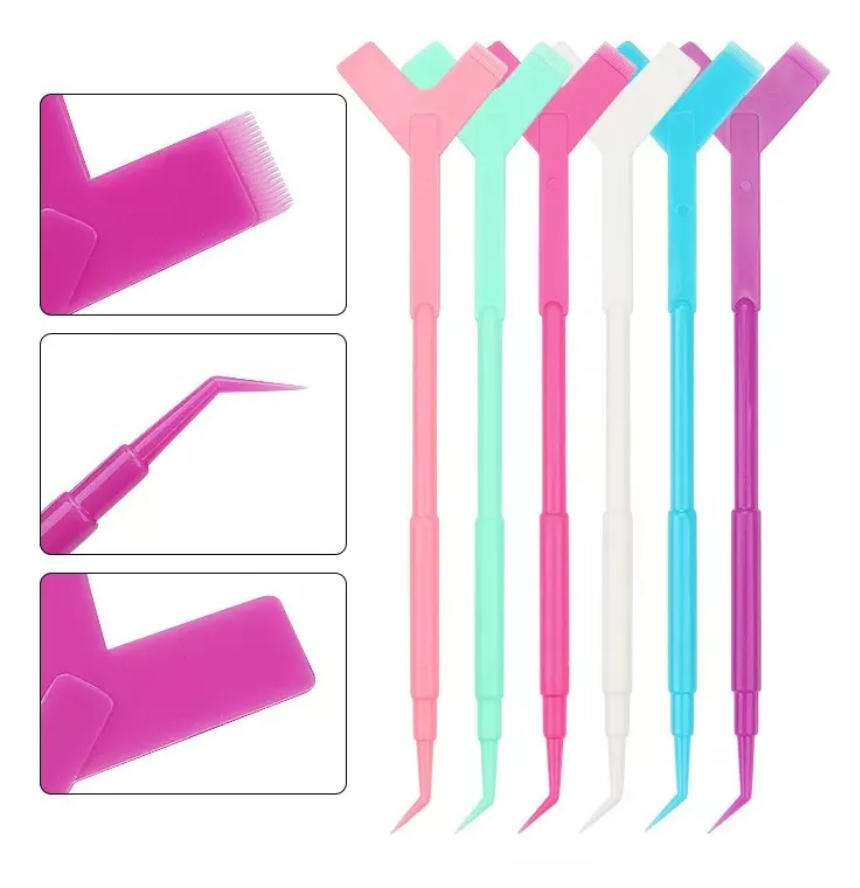 12pcs Cepillos Levantadores Lifting Extensión Pestañas Lash