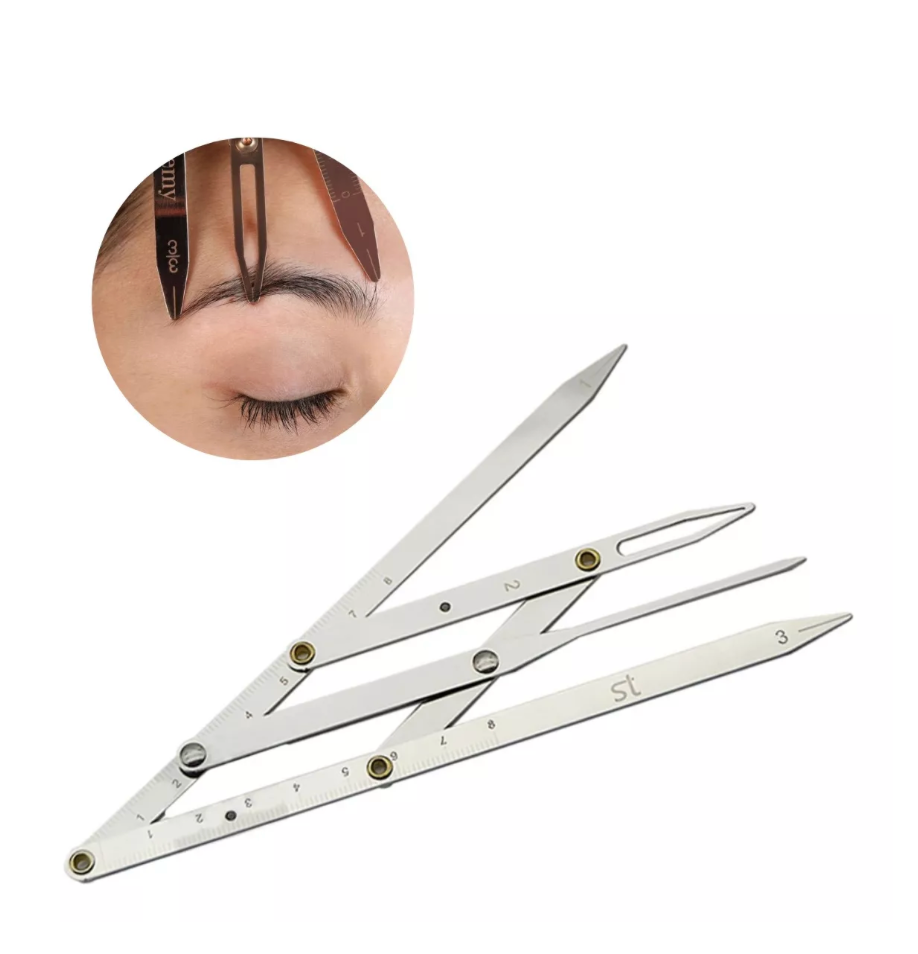 Compas Aureo Regla Microblading Diseño De Cejas Visagismo