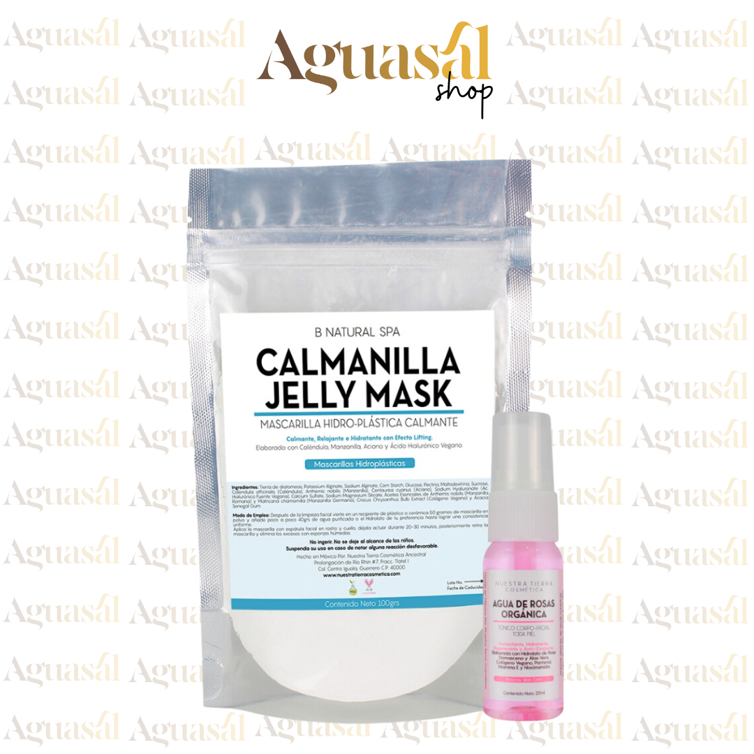 Mascarilla Hidro-plástica Calmante Caléndula Y Manzanilla