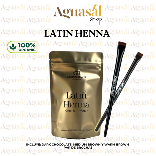 Latín HENNA Pigmento para Cejas Kit brown 3 tonos