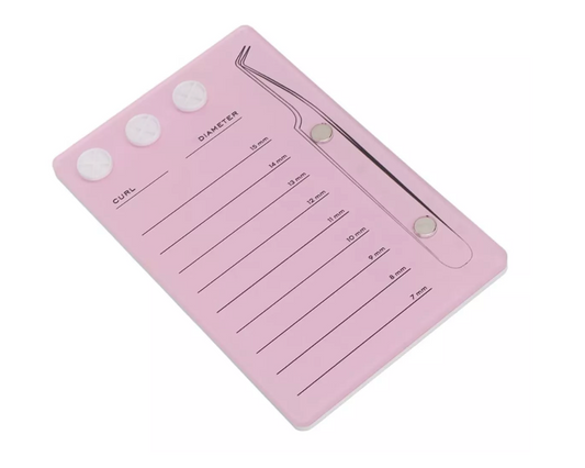 Paleta Acrílica Con Imán; Soporte Para Aplicación Pestañas