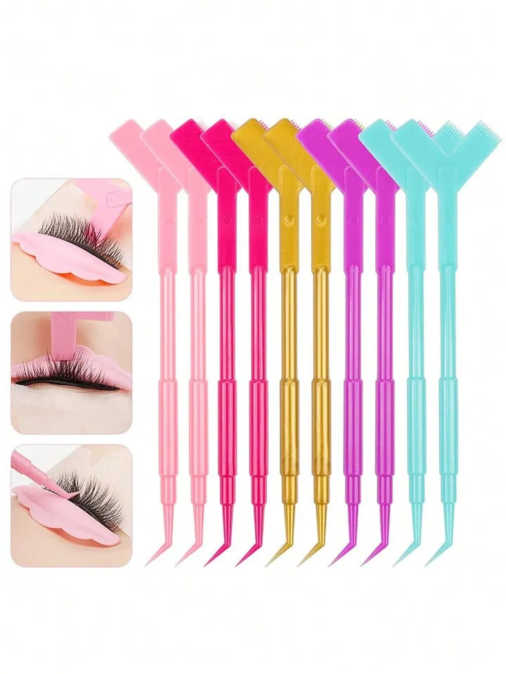 12pcs Cepillos Levantadores Lifting Extensión Pestañas Lash