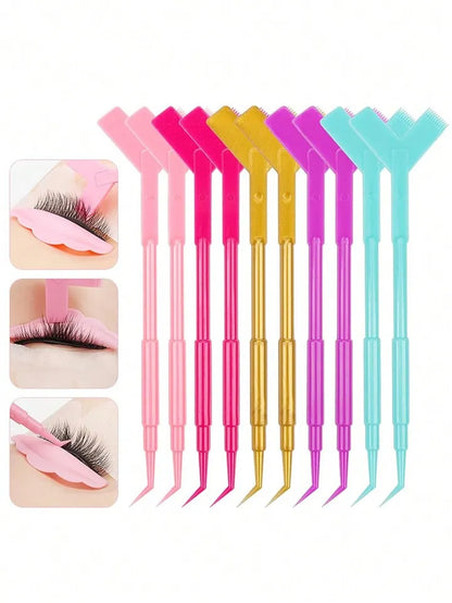 12pcs Cepillos Levantadores Lifting Extensión Pestañas Lash